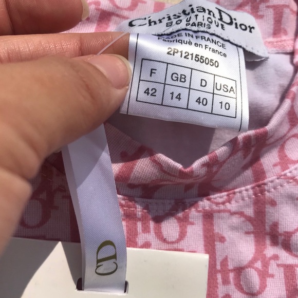 SOLD. Authentic Christian Dior tank top - Picture 5 of 8